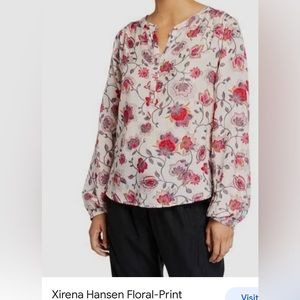 Xirena Hansen Floral Top. Size Large.